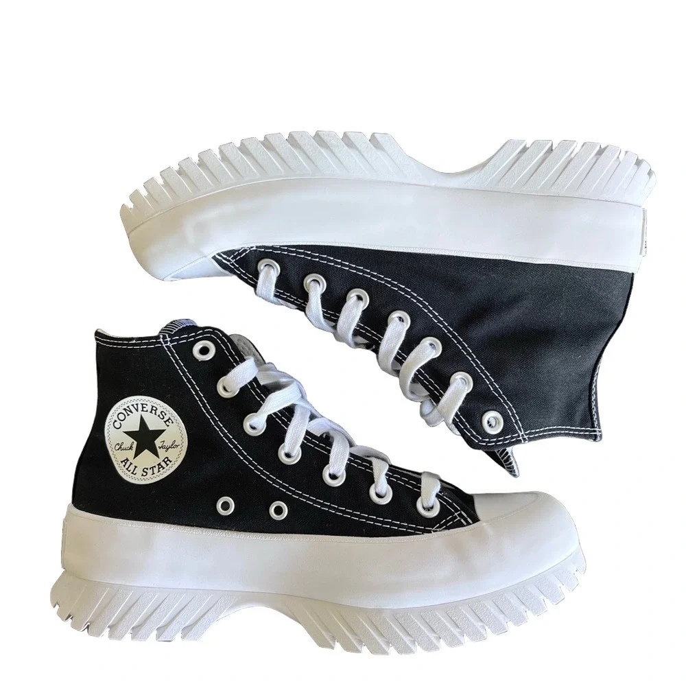 Converse CTAS Lugged 2.0 Hi Unisex Black & White Shoe Size 5.5 or 7.5 #B1199 - Picture 7 of 10